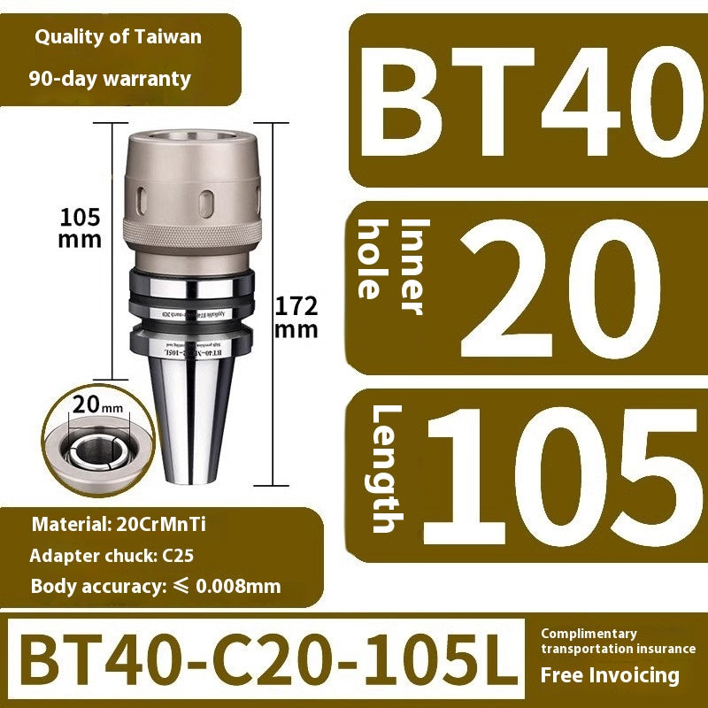 2096-CNC high-precision strong tool holder BT40 BT30 BT50 CNC machining center C32 chuck tool holder Shandong Denso Pricision Tools Co.,Ltd.